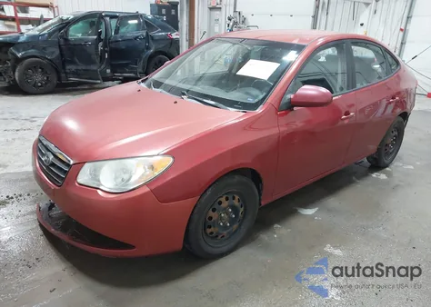 2009 Hyundai Elantra Gls from USA, damaged, VIN KMHDU46D49U632654
